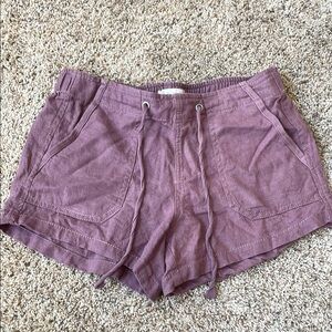 Altar'd State Mauve Cargo Shorts with Relaxed Fit